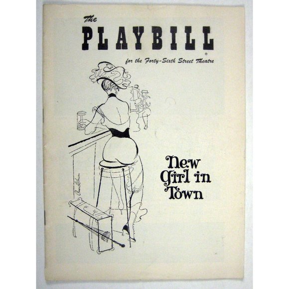New Girl in Town Playbill 1957 Gwen Verden Thelma Ritter Wallace Anna Christie - Picture 1 of 10